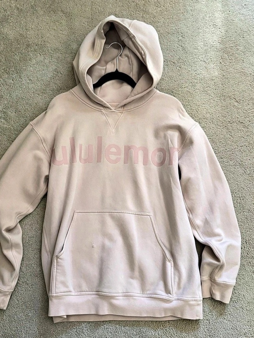 lululemon light pink hoodie